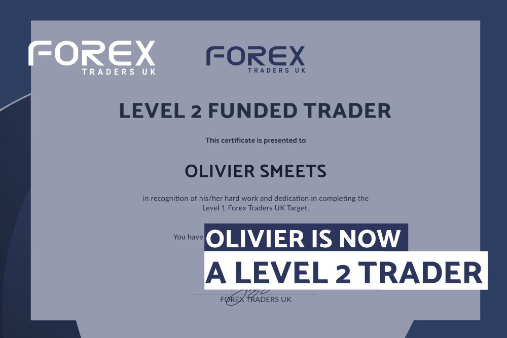 OLIVIER IS NOW A LEVEL 2 TRADER
